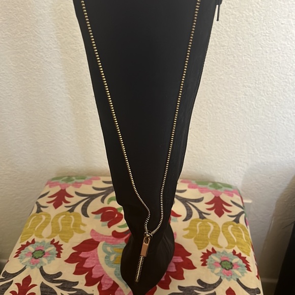 ALDO KNEE HIGH BOOTS BLACK - Picture 2 of 5